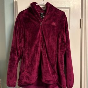 The North Face Osito full zip fleece jacket in Boysenberry